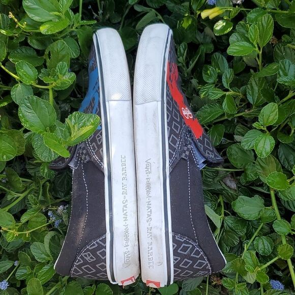 Vans x Krooked by Natas for Ray Barbee Popcush Sk8 Skateboarding Shoes 9.5 main image 16